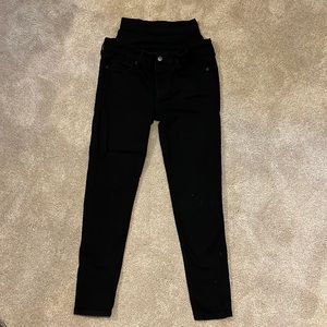 Blanqi Maternity Jeans, Size 6, Black